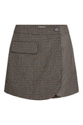 Veyacc Check Wrap Skort 500141 | Brown | Co'couture – nedsat