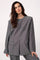 Jackycc Blazer Blouse 500290 | Mid Grey | Co'couture