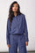 Daxtercc Check Pleat Shirt 500316 | New Blue | Co'couture