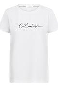 Signature Script Tee 500410 | White | Co'couture – nedsat