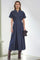 Terrycc Wrap Ss Dress | Navy | Kjole fra Co'couture