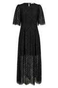 46038 Leticc Lace Maxi Dress | Black – nedsat