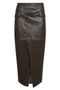 Gittcc Asym Floor Skirt | Dark Brown – nedsat