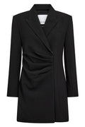 Volacc Pleat Blazer Dress | Black – nedsat