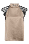 Iduncc Lace Halter Top | Walnut – nedsat