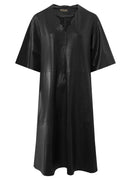 Rikke DEP Dress 51032 | Læder kjole fra Depeche – nedsat