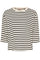 Brooklyn Tee | Beige/Schwarz | T-Shirt von Marta du Chateau