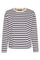 Kara LS Tee | Navy Stripe