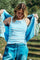 Effy Top 203813 | Star Off-White W Chambray Blue | Tanktop fra Freequent