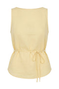 Chloe Coco Top | Gul | Top fra French Laundry – nedsat