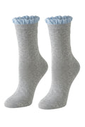 Carly Socks | Grey/Blue | Strømper fra By Timm – nedsat