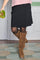Davina Short Wrap-Look Skirt | Black | Nederdel fra Black Colour