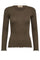 Elaine O-LS Seamless Tee   | Sea Turtle | Bluse fra Mos Mosh