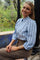 Flora Blouse | Light Blue Blue Stripe | Bluse fra Liberté