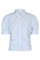 Frannie Stripe Shirt | White/Light Blue | Bluse fra Neo Noir