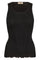 Elaine Seamless Silk Tank Top  | Black | T-shirt fra Mos Mosh