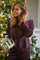 Amara Big Embroidery Blouse | Burgundy | Bluse fra Neo Noir