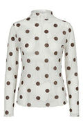 Soft Polka Mesh | Ecru | Mesh fra Avery – nedsat