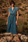 Pitti Nalin Dress| Mid Blue | Kjole fra Mos Mosh