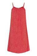 Carmen Dress | Red/White – nedsat