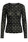 Sheer heart mesh | Black | Mesh bluse fra Avery