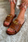 Anakin Hausschuhe | Cognac | Hausschuhe von Copenhagen Shoes