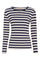 Begonia LS Tee | Navy | Bluse fra Marta du Chateau