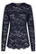 Milley LS Tee | Navy | Bluse fra Marta du Chateau