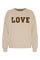 Jessa Sweatshirt | Beige/Brown | Bluse fra Marta du Chateau