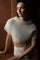 Coya knit cape | Off White | Strik fra Gustav