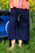 Davina Culotte Pant | Navy | Bukser fra Black Colour
