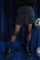 Henne Short Skirt | Black Diamond | Nederdel fra Liberté
