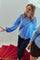 Shine Shirt 206829 | Wedgewood Melange | Shirt fra Freequent