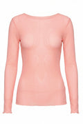 Bobbie Basic Mesh | Rose | Mesh bluse fra Avery – nedsat