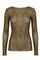 Bobbie Basic Mesh | Kaki | Mesh bluse fra Avery