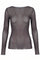 Bobbie Basic Mesh | Dark Grey | Mesh bluse fra Avery