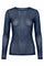 Bobbie Basic Mesh | Navy | Mesh bluse fra Avery