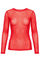 Bobbie Basic Mesh | Red | Mesh bluse fra Avery