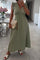 Sun Rüschenkleid | Olivgrün | Kleid von Avery