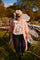 Lange offene Strickjacke aus flauschigem Mohair 82121L | Rose Shadow | Stricken von Lisen
