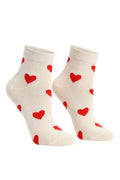 Rote Ines Herzen | Socken von By Timm – nedsat