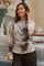 Lenida Faded Mesh Blouse | Dusty Brown | Bluse fra Neo Noir