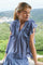 Jayla S Voile Top | Smoke Blue | Bluse fra Neo Noir