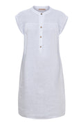 Luma Linen Dress | White – nedsat