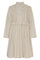 Violet Frill Dress | Beige