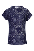 Alma Top | Blue Scarf | Bluse fra Liberté – nedsat