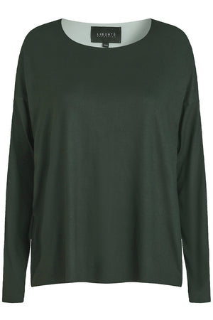 Alma Ls Top | Dusty Army | Bluse fra Liberté