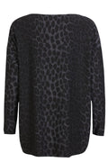 Alma Ls Top | Dark Grey Leo | Bluse fra Liberté – nedsat