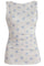 Alma Turn Top | Ivory Cobolt Shell | Top fra Liberté