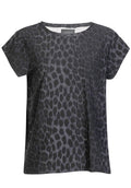 Alma U Tshirt | Dark Grey Leo | TShirt fra Liberté – nedsat